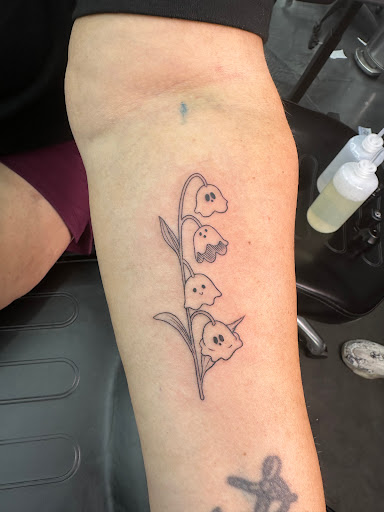 Explore cute witchy tattoo ideas, creative tattoo ideas in Hollywood, available at Sacred Eye Tattoos