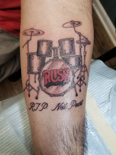 Explore dead dad tattoo ideas, creative tattoo ideas in Florida, available at Pennyroyal Tattoo
