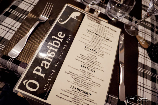 menu du restaurants Ô Paisible à Labège