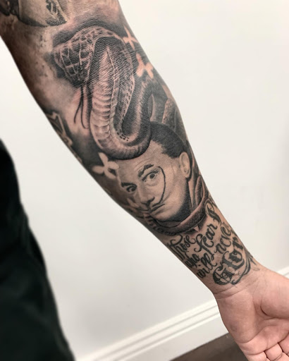 Explore tattoo brother ideas, creative tattoo ideas in Fontana, available at Iconiq Tattoo Studio