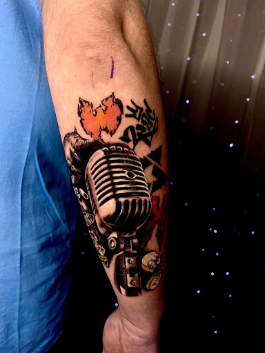 Explore tattoo ideas for karma, creative tattoo ideas in Miami, available at Glitterpoop Studios