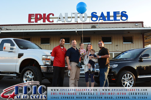 Used Car Dealer «Epic Auto Sales», reviews and photos, 12915 Cypress North Houston Rd, Cypress, TX 77429, USA