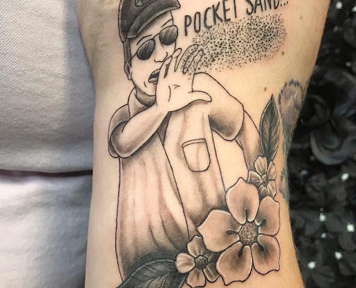 Explore carnation tattoo ideas, creative tattoo ideas in Houston, available at 333 Tattoo Studio HTX