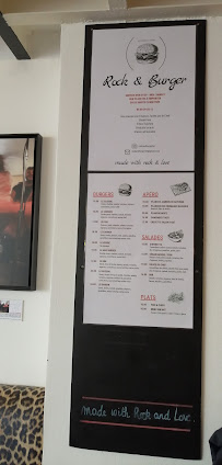 Restaurant Rock'n Burger à Biarritz - menu / carte
