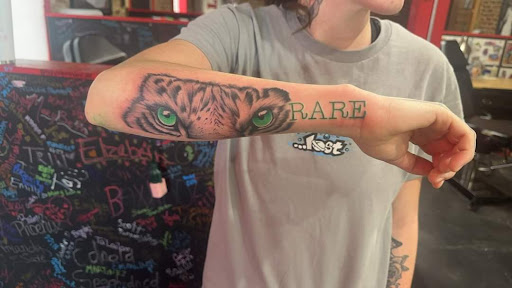 Explore war tattoo ideas, creative tattoo ideas in Hot Springs National Park, available at UnderGroundInk