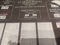 Le Grand Buffet à Saint-Bonnet-de-Mure menu