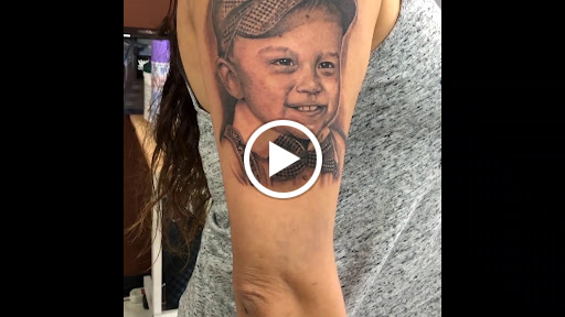 Explore side thigh tattoo ideas, creative tattoo ideas in San Diego, available at Wylde Sydes Tattoo & Body Piercing