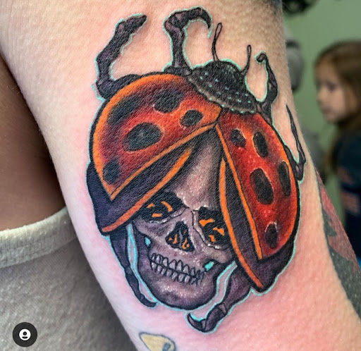 Explore knee tattoo ideas, creative tattoo ideas in Rehoboth Beach, available at Tattoo Galaxy (Rehoboth Beach) Piercing & Custom tattoos