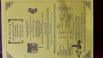 Menu du Ming Chi à Fontvieille