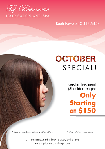 Hair Salon «Top Dominican Hair Salon», reviews and photos, 211 Reisterstown Rd, Pikesville, MD 21208, USA