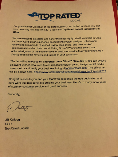 Locksmith «A-Tri-County Lock», reviews and photos, 3542 Keyser Pkwy, Cuyahoga Falls, OH 44223, USA