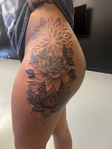 Explore fear tattoo ideas, creative tattoo ideas in Gulfport, available at Phantom Art Studio