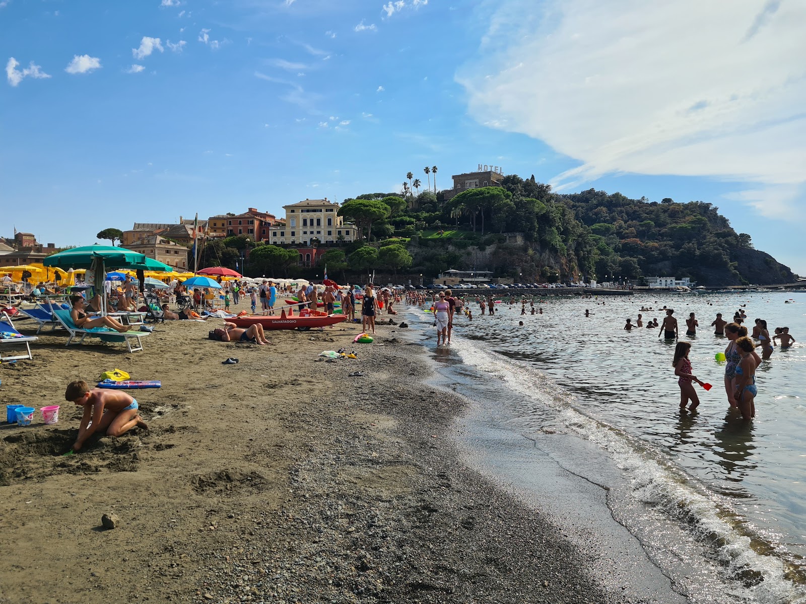 Foto van Spiaggia Sestri Levante met hoog niveau van netheid