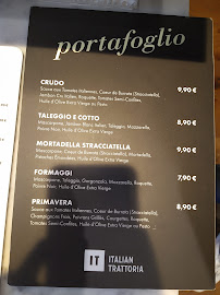 IT - Italian Trattoria Lille Place de la Gare à Lille menu