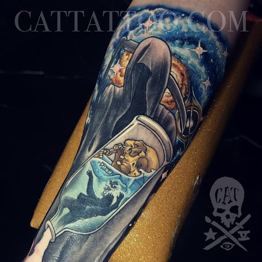 Explore 2024 tattoos ideas, creative tattoo ideas in Addison, available at Cat Tattoo