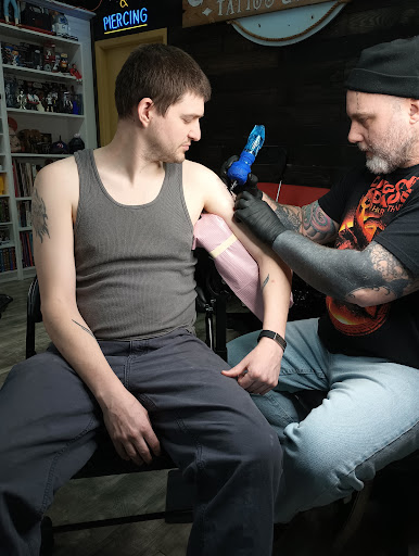 Explore celestial tattoo ideas, creative tattoo ideas in Medina, available at Canalside Tattoo Company