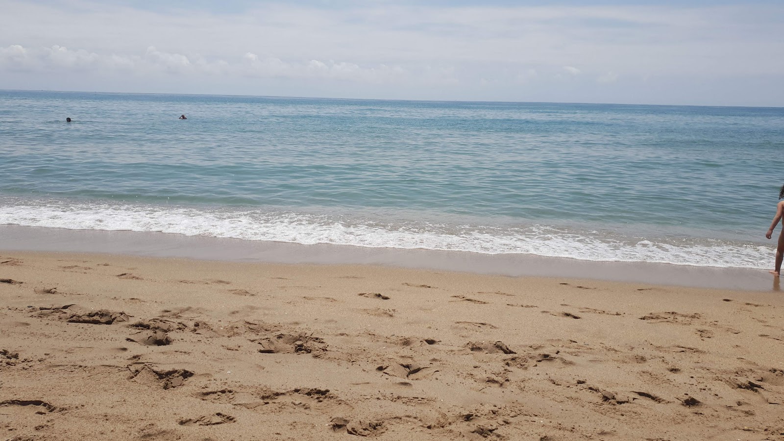 Foto av Playa de Sant Salvador med lång rak strand