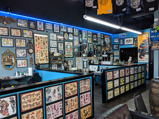 Explore name cover up tattoo ideas, creative tattoo ideas in Lockhart, available at Electric Rodeo Tattoo