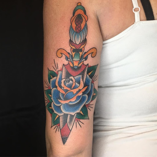 Explore september birth flower tattoo ideas, creative tattoo ideas in Vista, available at American Tattoo Vista