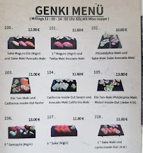 Restaurant de sushis Genki Sushi à Kaiserslautern (la carte)