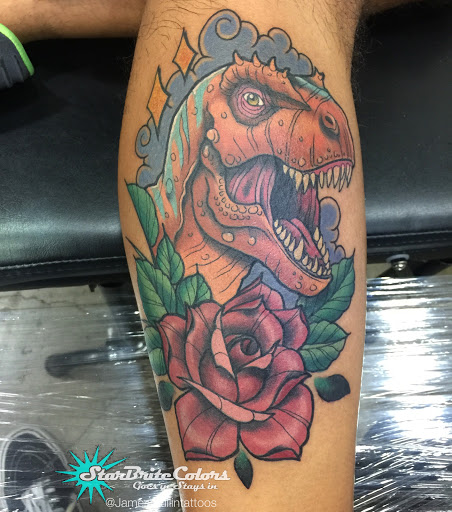 Explore blacked out tattoo ideas, creative tattoo ideas in Hemet, available at Lotus Tattoo Inc