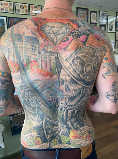 Explore black heart heart tattoo cover up ideas, creative tattoo ideas in Berkeley, available at Berkeley Tattoo