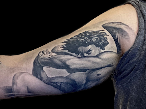 Explore mens hand tattoos ideas, creative tattoo ideas in Galena, available at Studio C Tattoo