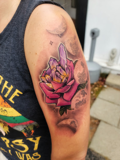 Explore forearm lion tattoo ideas, creative tattoo ideas in Grand Rapids, available at Primo Ink Tattoo