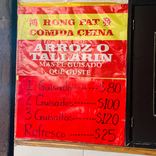 Restaurante HONG FAT comida china en San Luis Potosí