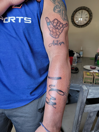 Explore inner arm tattoo ideas for guys, creative tattoo ideas in Conway, available at Primal Urge Tattoos