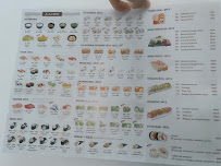 Menu / carte de J&J Sushi à Tourcoing