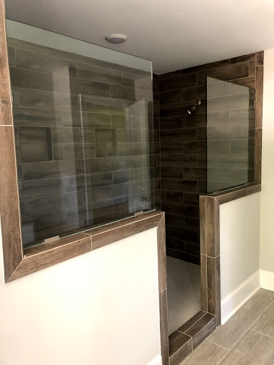 Unique Shower Glass and Mirror