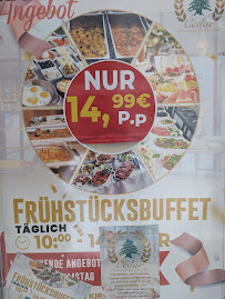 Restaurant Cedar à Kiel - menu / carte