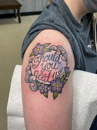 Explore prayer hands tattoo ideas, creative tattoo ideas in Elkin, available at Black Bear Tattoo