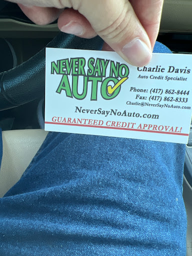 Used Car Dealer «Never Say No Auto», reviews and photos, 1418 N Glenstone Ave, Springfield, MO 65802, USA