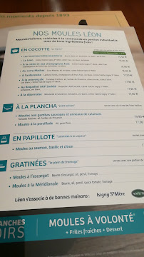 Léon à Blagnac menu
