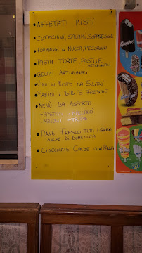 Restaurant Ostaria dai Garbo à Carceri (le menu)