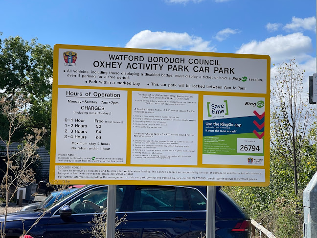 Oxhey activity park car park - Watford