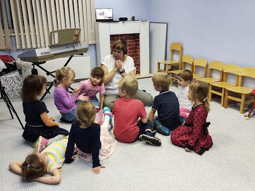 Preschoolers, children's center