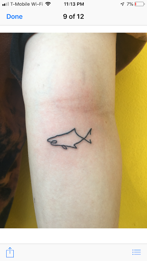 Explore boyfriend name tattoo ideas on chest, creative tattoo ideas in Atlanta, available at Big Cat Tattoo