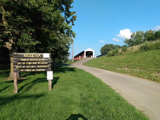 Tourist Attraction «Medora Covered Bridge», reviews and photos, IN-235, Vallonia, IN 47281, USA