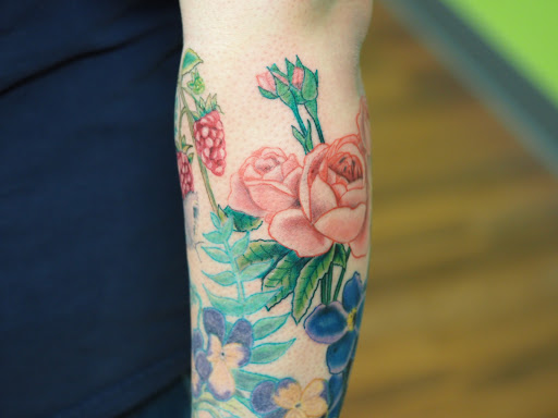 Explore crown of thorns tattoo ideas, creative tattoo ideas in Springfield, available at Poke and a Rub art studio