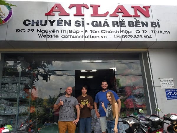 Xưởng May Áo Thun Sỉ Giá Gốc ATLAN