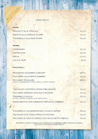 Menu / carte de Pinetina Beach Village à Rome