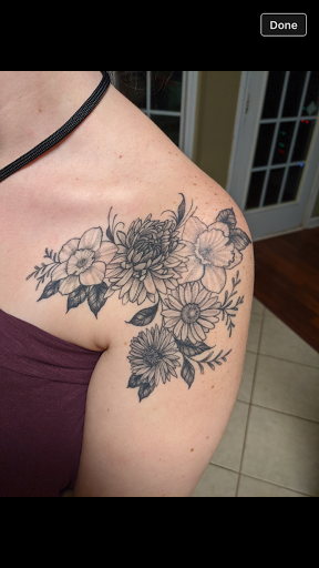 Explore tattoo ideas on forearm for woman, creative tattoo ideas in Warner Robins, available at Untold Pain Tattoo Studio