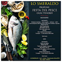 Menu / carte de Ristorante - Pizzeria Lo Smeraldo à Fiorenzuola d'Arda
