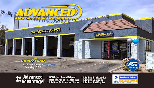 Tire Shop «Advanced Auto Service and Tire Centers», reviews and photos, 4942 Warner Rd, Phoenix, AZ 85044, USA