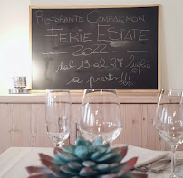 Carte du Ristorante Campagnon à Agna