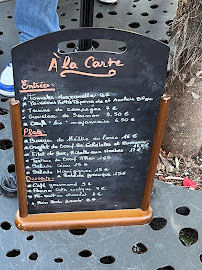 Menu / carte de Café du Théâtre à Montrouge