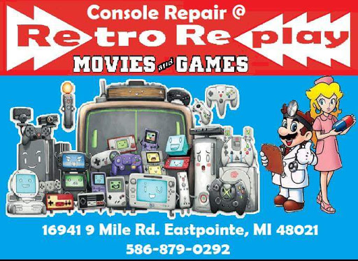 Video Game Store «Retro Replay», reviews and photos, 16941 E 9 Mile Rd, Eastpointe, MI 48021, USA